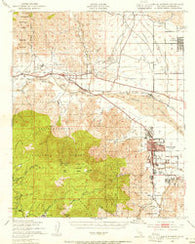 Palm Springs California Historical topographic map, 1:62500 scale, 15 X 15 Minute, Year 1940