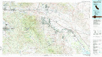 Palm Springs California Historical topographic map, 1:100000 scale, 30 X 60 Minute, Year 1984