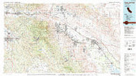 Palm Springs California Historical topographic map, 1:100000 scale, 30 X 60 Minute, Year 1984
