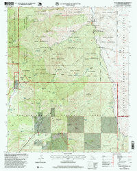 Palm View Peak California Historical topographic map, 1:24000 scale, 7.5 X 7.5 Minute, Year 1996