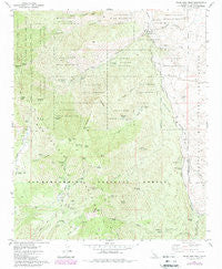 Palm View Peak California Historical topographic map, 1:24000 scale, 7.5 X 7.5 Minute, Year 1981