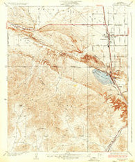 Palmdale California Historical topographic map, 1:24000 scale, 7.5 X 7.5 Minute, Year 1937
