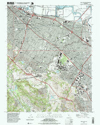 Palo Alto California Historical topographic map, 1:24000 scale, 7.5 X 7.5 Minute, Year 1997