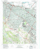 Palo Alto California Historical topographic map, 1:24000 scale, 7.5 X 7.5 Minute, Year 1991