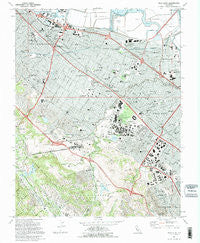 Palo Alto California Historical topographic map, 1:24000 scale, 7.5 X 7.5 Minute, Year 1991