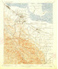 Palo Alto California Historical topographic map, 1:62500 scale, 15 X 15 Minute, Year 1899