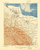 Palo Alto California Historical topographic map, 1:62500 scale, 15 X 15 Minute, Year 1899