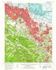 Palo Alto California Historical topographic map, 1:62500 scale, 15 X 15 Minute, Year 1961