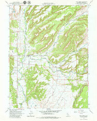 Palo Cedro California Historical topographic map, 1:24000 scale, 7.5 X 7.5 Minute, Year 1965