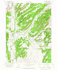 Palo Cedro California Historical topographic map, 1:24000 scale, 7.5 X 7.5 Minute, Year 1965
