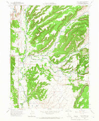 Palo Cedro California Historical topographic map, 1:24000 scale, 7.5 X 7.5 Minute, Year 1965