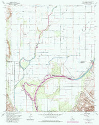 Palo Verde California Historical topographic map, 1:24000 scale, 7.5 X 7.5 Minute, Year 1965