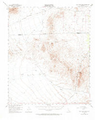 Palo Verde Mountains California Historical topographic map, 1:62500 scale, 15 X 15 Minute, Year 1953