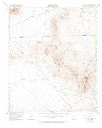 Palo Verde Mountains California Historical topographic map, 1:62500 scale, 15 X 15 Minute, Year 1953