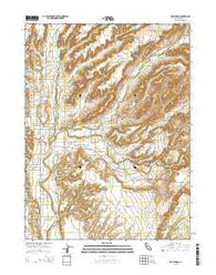 Palo Cedro California Current topographic map, 1:24000 scale, 7.5 X 7.5 Minute, Year 2015
