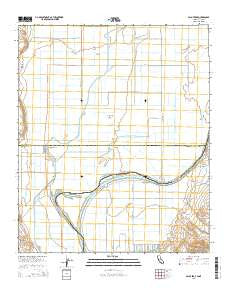 Palo Verde California Current topographic map, 1:24000 scale, 7.5 X 7.5 Minute, Year 2015