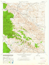 Palomar Mountain California Historical topographic map, 1:62500 scale, 15 X 15 Minute, Year 1939