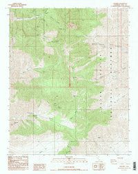 Panamint California Historical topographic map, 1:24000 scale, 7.5 X 7.5 Minute, Year 1988