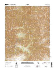 Panamint California Current topographic map, 1:24000 scale, 7.5 X 7.5 Minute, Year 2015