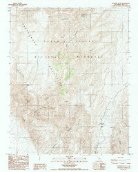 Panamint Butte California Historical topographic map, 1:24000 scale, 7.5 X 7.5 Minute, Year 1986