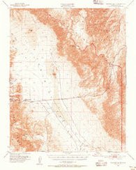 Panamint Butte California Historical topographic map, 1:62500 scale, 15 X 15 Minute, Year 1951