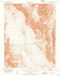 Panamint Butte California Historical topographic map, 1:62500 scale, 15 X 15 Minute, Year 1951