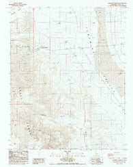 Panamint Springs California Historical topographic map, 1:24000 scale, 7.5 X 7.5 Minute, Year 1986