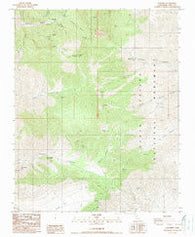 Panamint California Historical topographic map, 1:24000 scale, 7.5 X 7.5 Minute, Year 1988