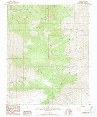 Panamint California Historical topographic map, 1:24000 scale, 7.5 X 7.5 Minute, Year 1988