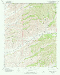 Pancho Rico Valley California Historical topographic map, 1:24000 scale, 7.5 X 7.5 Minute, Year 1967