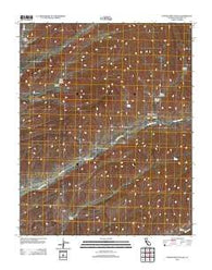 Pancho Rico Valley California Historical topographic map, 1:24000 scale, 7.5 X 7.5 Minute, Year 2012