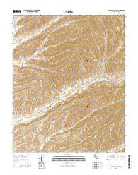 Pancho Rico Valley California Current topographic map, 1:24000 scale, 7.5 X 7.5 Minute, Year 2015