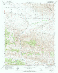 Panoche California Historical topographic map, 1:24000 scale, 7.5 X 7.5 Minute, Year 1969