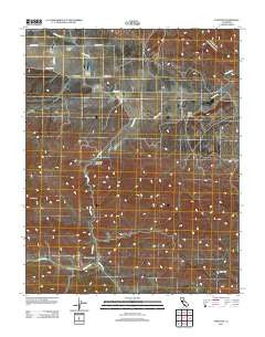 Panoche California Historical topographic map, 1:24000 scale, 7.5 X 7.5 Minute, Year 2012