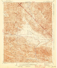 Panoche Valley California Historical topographic map, 1:62500 scale, 15 X 15 Minute, Year 1944