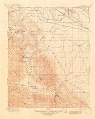 Panoche California Historical topographic map, 1:125000 scale, 30 X 30 Minute, Year 1913