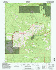 Panther Spring California Historical topographic map, 1:24000 scale, 7.5 X 7.5 Minute, Year 1995