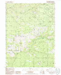 Panther Spring California Historical topographic map, 1:24000 scale, 7.5 X 7.5 Minute, Year 1986