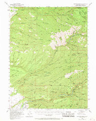 Panther Spring California Historical topographic map, 1:62500 scale, 15 X 15 Minute, Year 1953