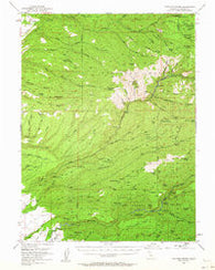 Panther Spring California Historical topographic map, 1:62500 scale, 15 X 15 Minute, Year 1953