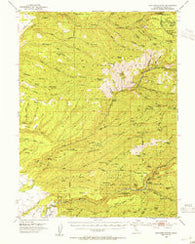 Panther Spring California Historical topographic map, 1:62500 scale, 15 X 15 Minute, Year 1953