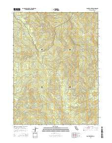 Panther Creek California Current topographic map, 1:24000 scale, 7.5 X 7.5 Minute, Year 2015