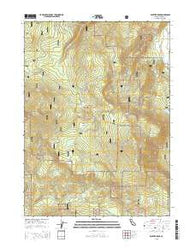 Panther Rock California Current topographic map, 1:24000 scale, 7.5 X 7.5 Minute, Year 2015