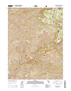 Panther Spring California Current topographic map, 1:24000 scale, 7.5 X 7.5 Minute, Year 2015