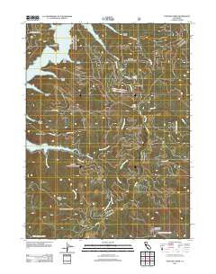 Papoose Creek California Historical topographic map, 1:24000 scale, 7.5 X 7.5 Minute, Year 2012