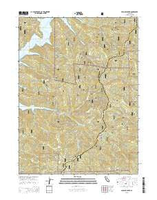 Papoose Creek California Current topographic map, 1:24000 scale, 7.5 X 7.5 Minute, Year 2015