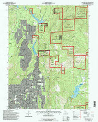 Paradise East California Historical topographic map, 1:24000 scale, 7.5 X 7.5 Minute, Year 1994