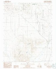 Paradise Range California Historical topographic map, 1:24000 scale, 7.5 X 7.5 Minute, Year 1986