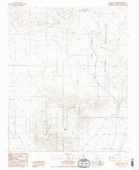 Paradise Range California Historical topographic map, 1:24000 scale, 7.5 X 7.5 Minute, Year 1986