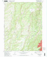Paradise West California Historical topographic map, 1:24000 scale, 7.5 X 7.5 Minute, Year 1980